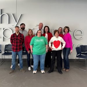 group of volunteers