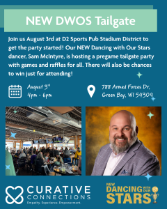 Join us August 3rd at D2 Sports Pub Stadium District to get the party started! Our NEW Dancing with Our Stars dancer, Sam McIntyre, is hosting a pregame tailgate party with games and raffles for all. There will also be chances to win just for attending!