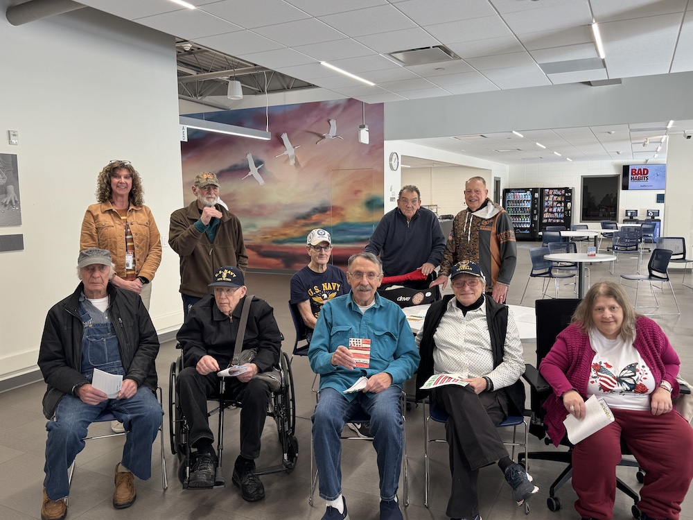 A group shot of veterans that also participate in Curative Connections programs.