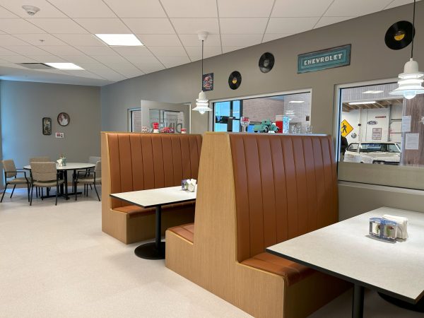 Yesteryear village diner booths
